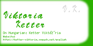 viktoria ketter business card